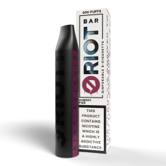 RIOT BAR Disposable Zero - Cherry Fizz 0mg